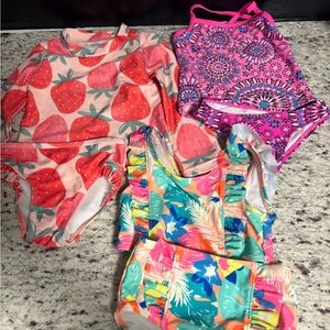 Colorful Kids' Swimsuit Set